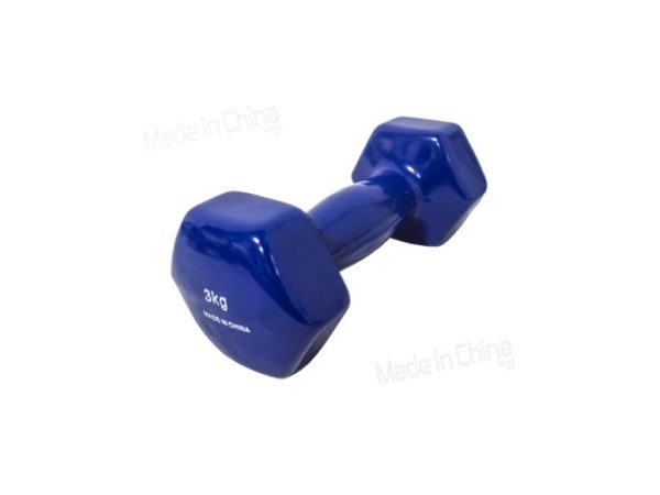 Mancuernas de hierro forrado en PVC